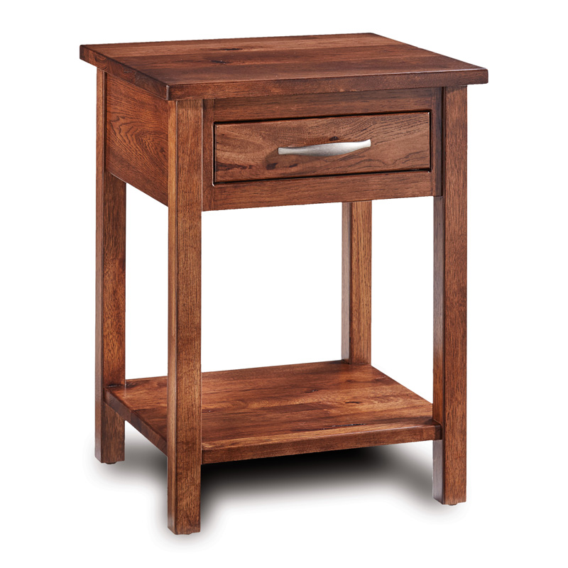 Denver 1 Drawer Open Nightstand