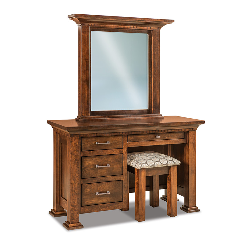 Empire Vanity Dresser with Bench