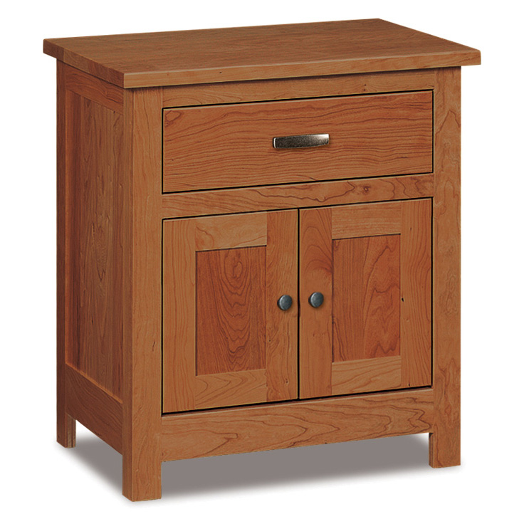 Flush Mission 1 Drawer 2 Door Nightstand 29\"H