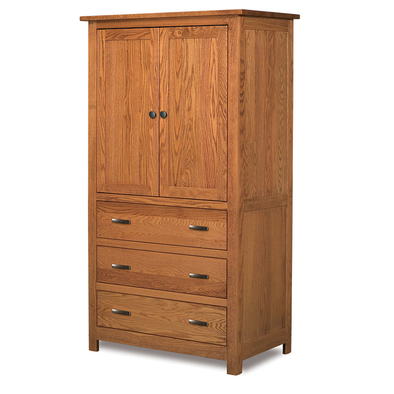 Flush Mission 3 Drawer Armoire