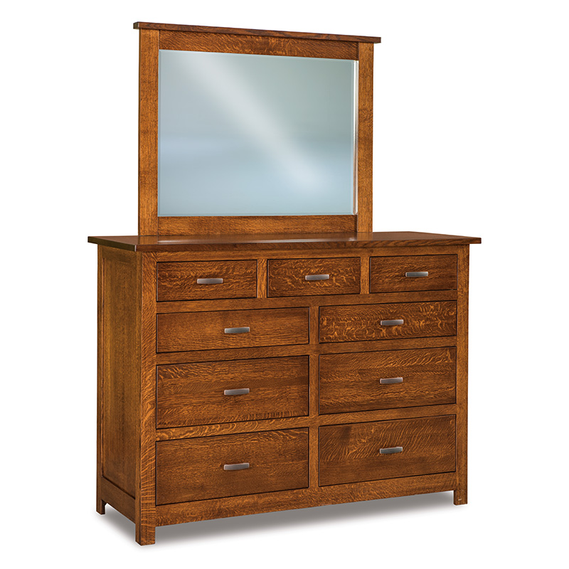 Flush Mission 9 Drawer Dresser 59"W