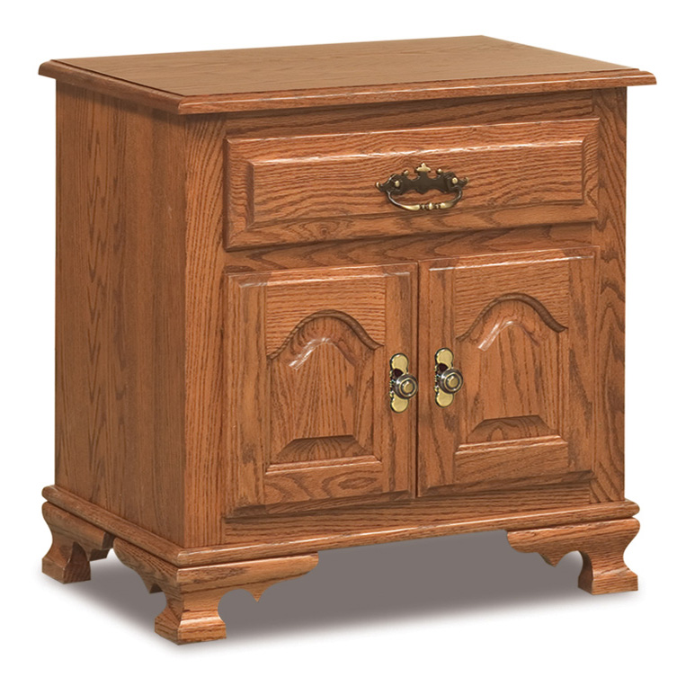 JR Heritage 1 Drawer, 2 Door Nightstand 25"H