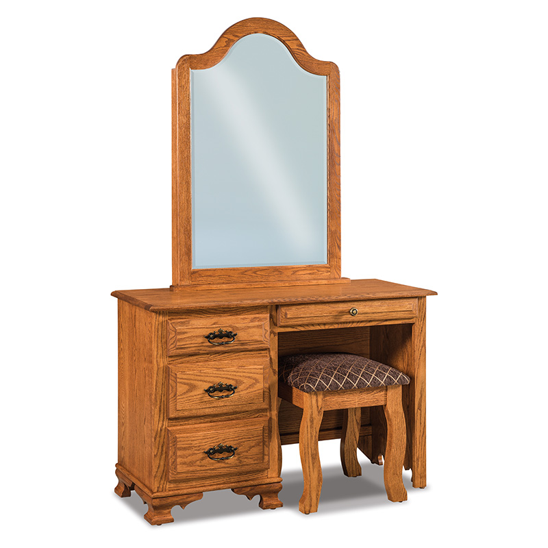 JR Heritage Vanity Dresser with Bench