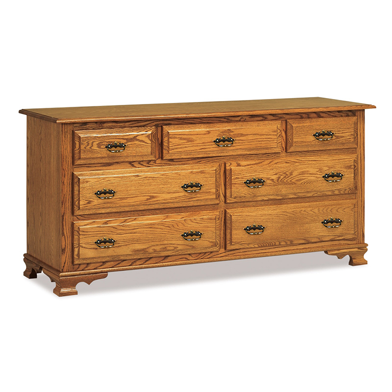 JR Heritage 66" 7 Drawer Dresser