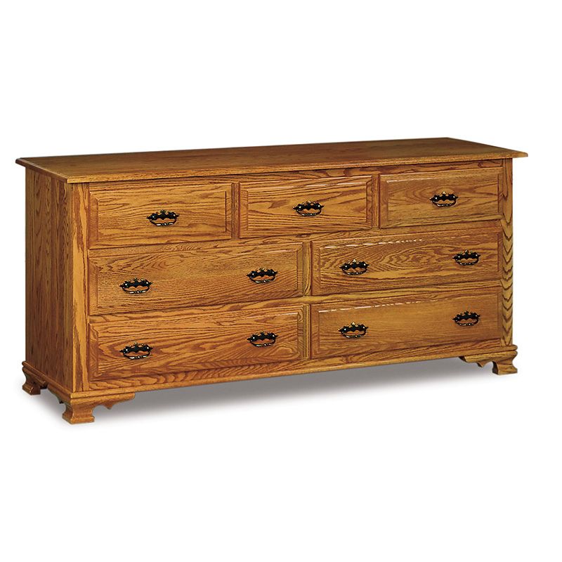 JR Heritage 72" 7 Drawer Dresser