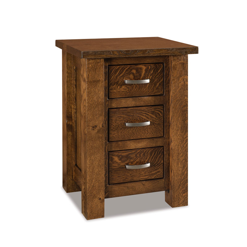 Heidi 3 Drawer Nightstand 20"W