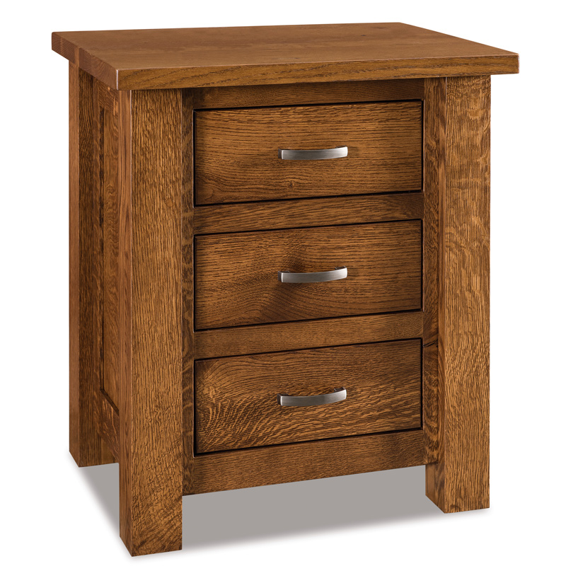 Heidi 3 Drawer Nightstand 24.75\"W