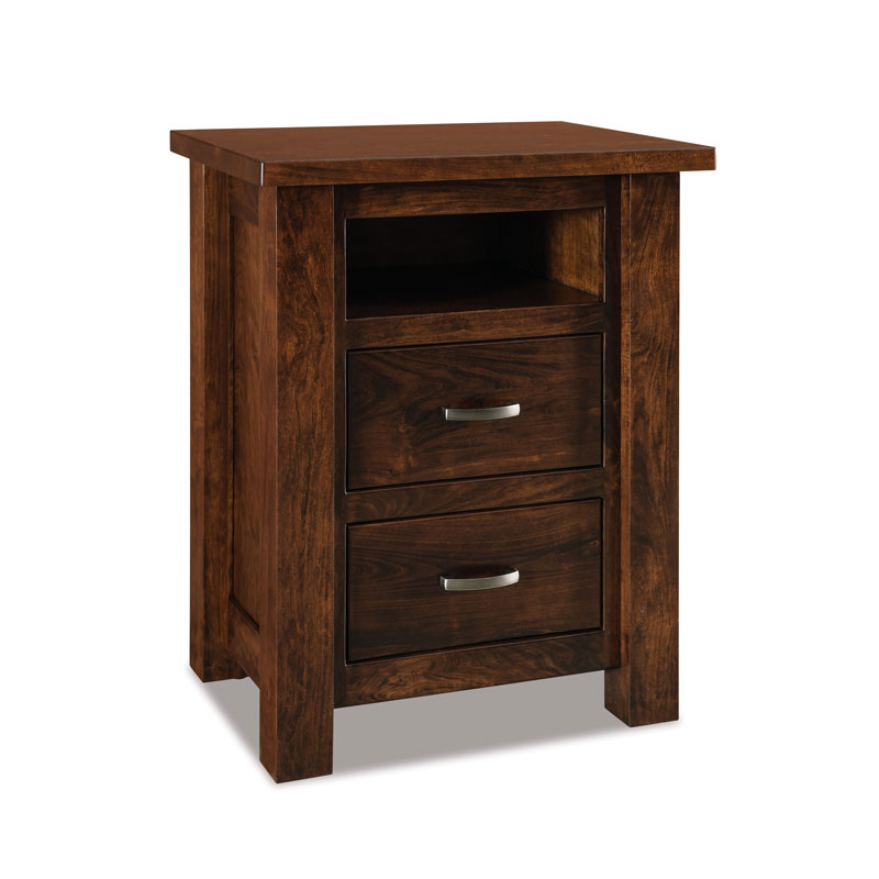 Heidi 2 Drawer Nightstand w-opening