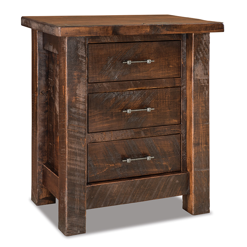 Houston 3 Drawer Nightstand - Tall - Quick Ship