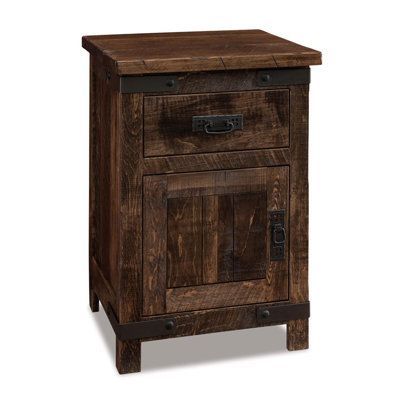 Ironwood 1 Drawer-1 Door Nightstand