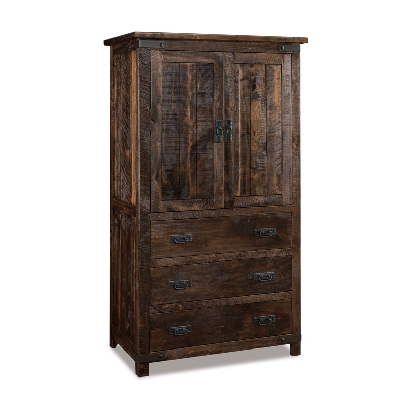 Ironwood Armoire 3 Drawer