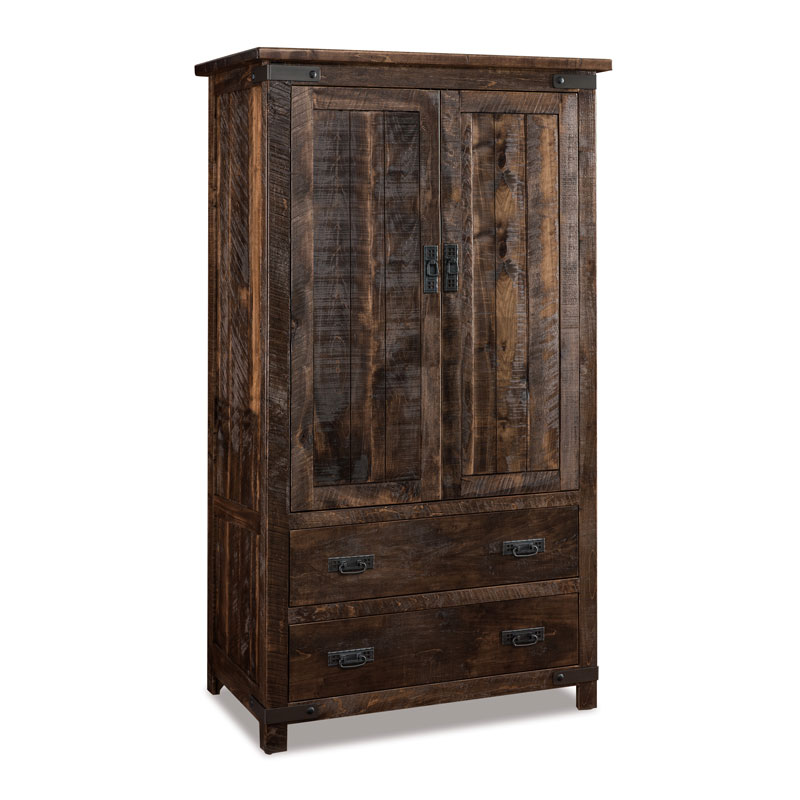 Ironwood Armoire 2 Drawer