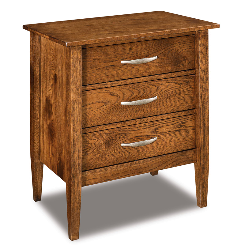 Impresa 3 Drawer Nightstand 26"W