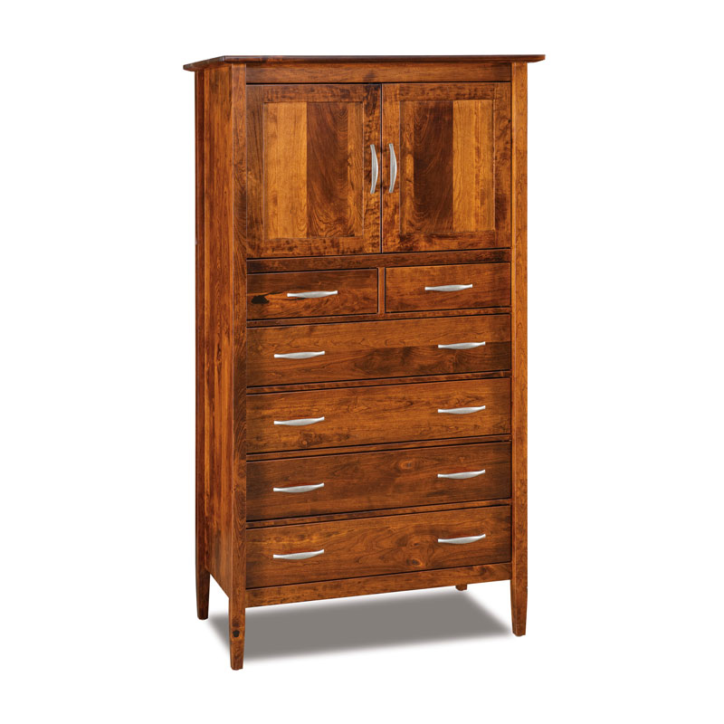 Impresa Chest Armoire 6 Drawer, 2 Door