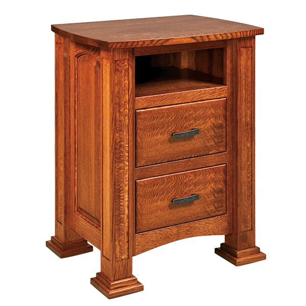 Lexington 2 Drawer Nightstand with Opening