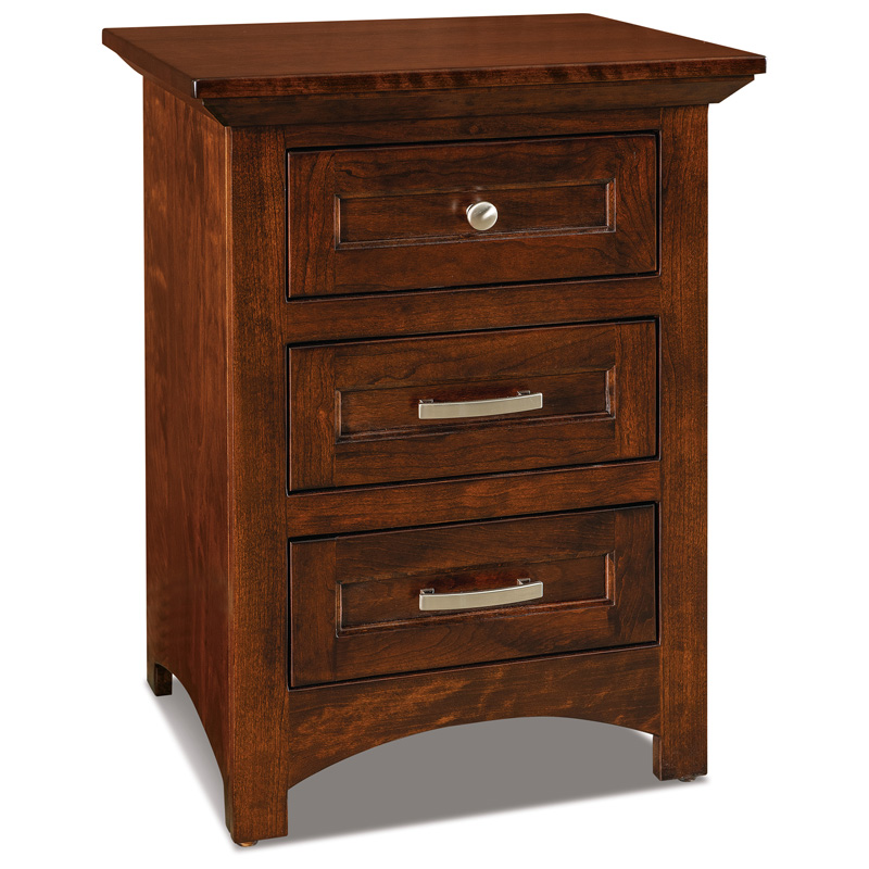 Lincoln 3 Drawer Nightstand 22\"W