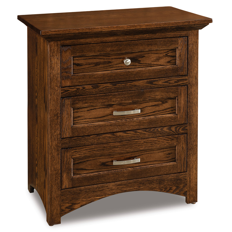 Lincoln 3 Drawer Nightstand 30"W