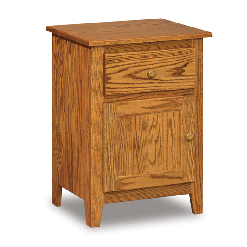 Shaker J&R 1 Drawer, 1 Door Nightstand