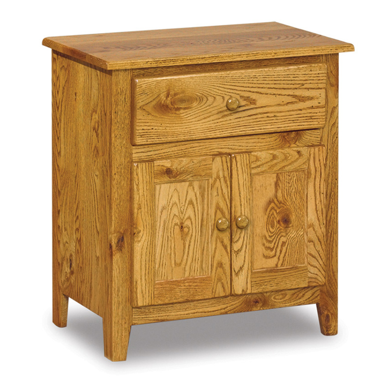 Shaker J&R 1 Drawer, 2 Door Tall Nightstand