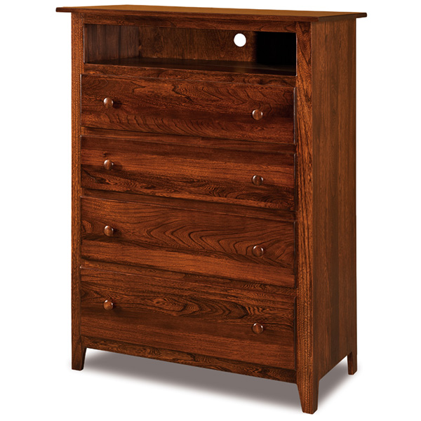 Shaker J&R 4 Drawer Media Chest