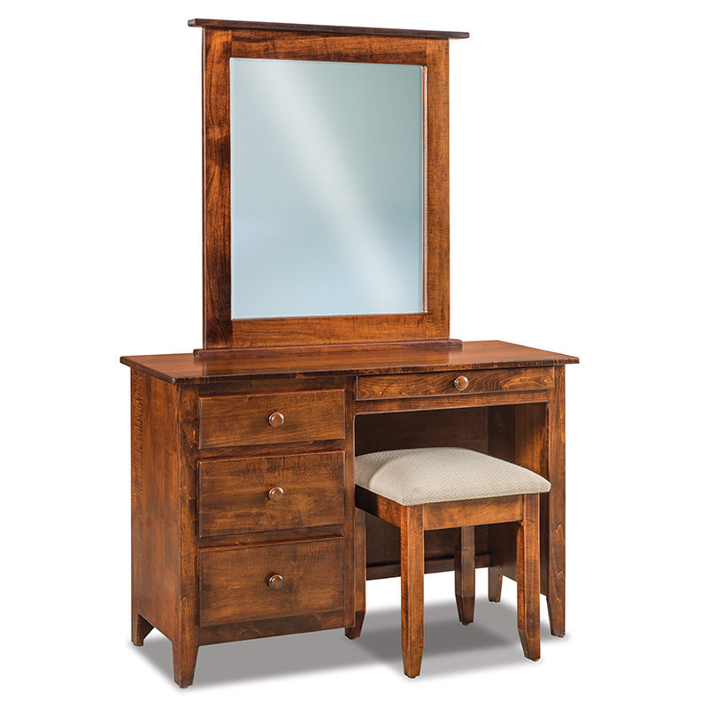 Shaker J&R Vanity Dresser with Bench