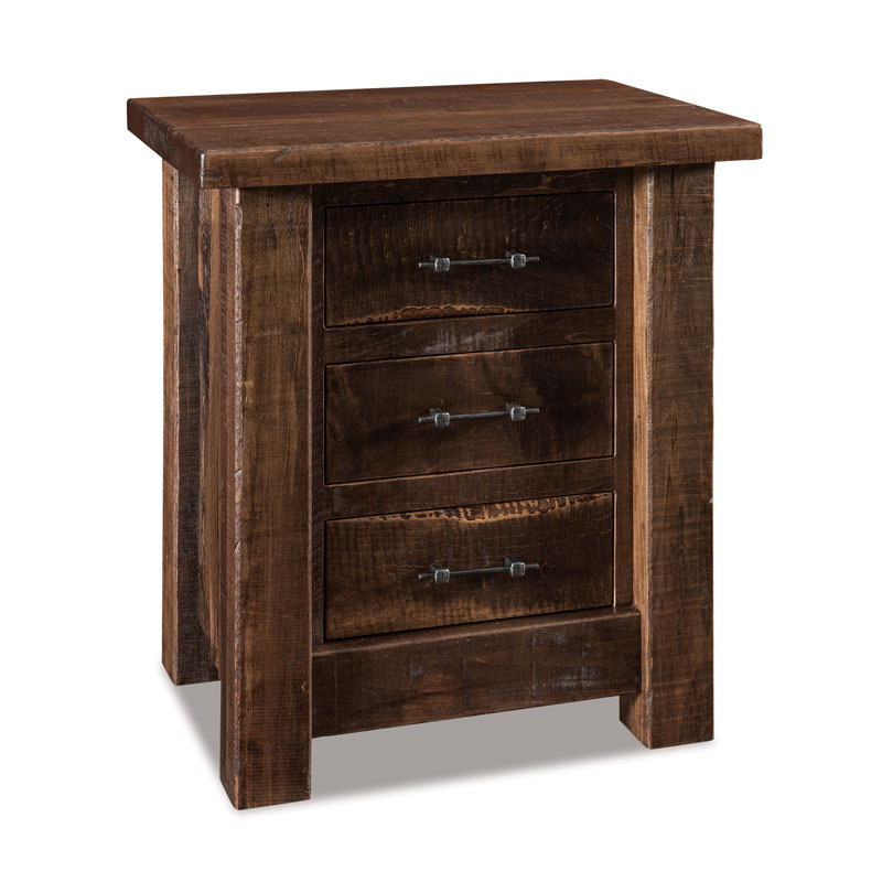 Vandella 3 Drawer Nightstand 27"W