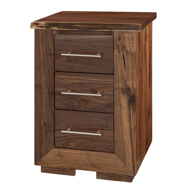 Live Wood 1 Drawer 1 Door Nightstand