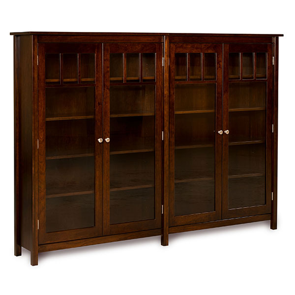 Mission Double Bookcase