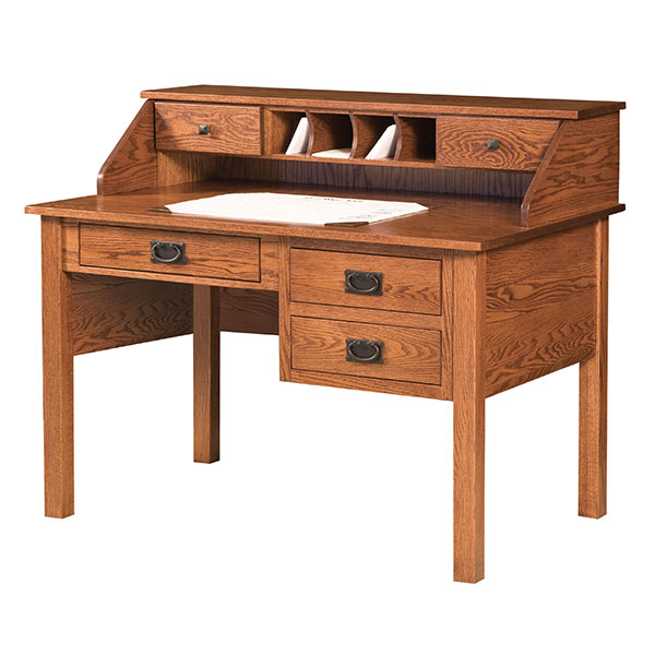 Mission Desk with Paymaster Hutch