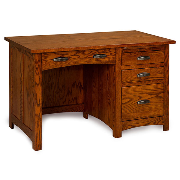 Oakwood Single Pedestal Desk