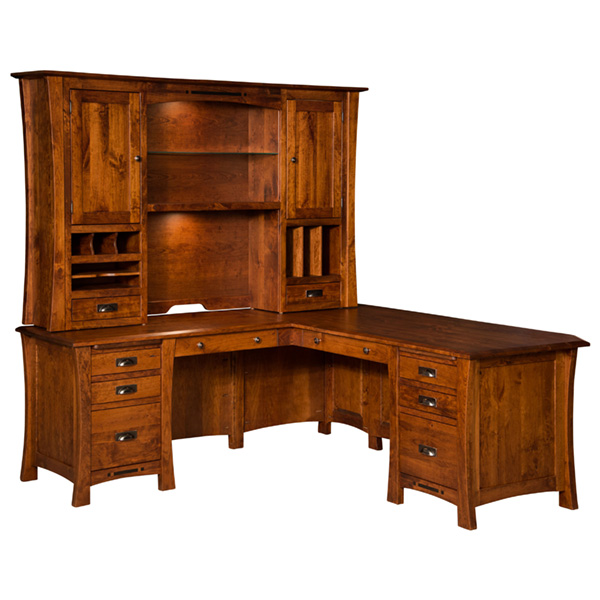 Arts And Crafts L Desk Shipshewana Furniture Co