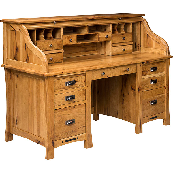 Arts And Crafts Rolltop Desk Shipshewana Furniture Co