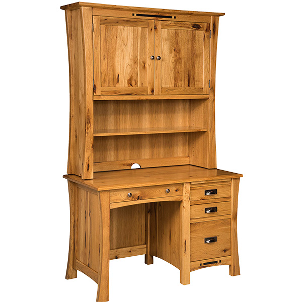 Arts and Crafts Single Pedestal Desk