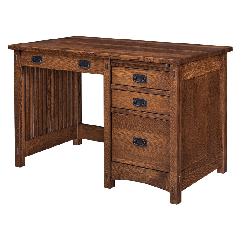 Signature Mission Single Pedestal Desk 48"