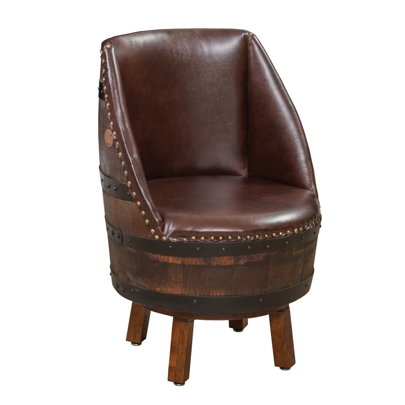 Upholstered Barrel Chair