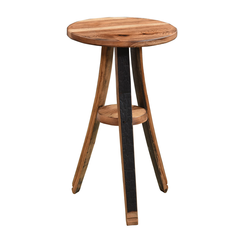 Barrel Stave Plant Stand