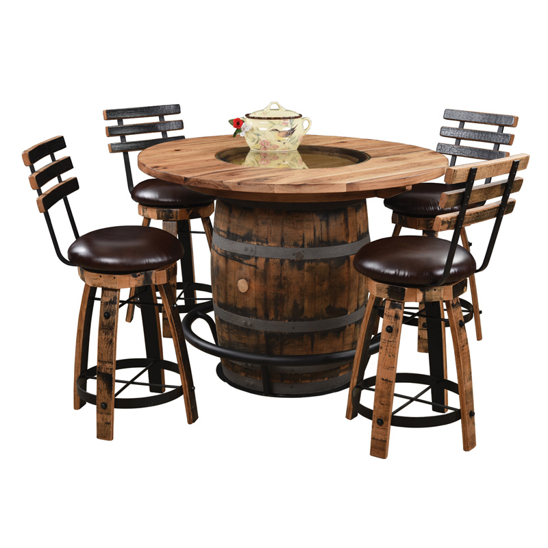 Amish Whiskey Barrel Collection Furniture Amish Whiskey Barrel