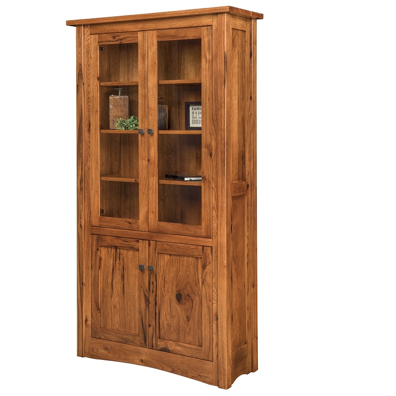 Ascot Bookcase w-4 Doors