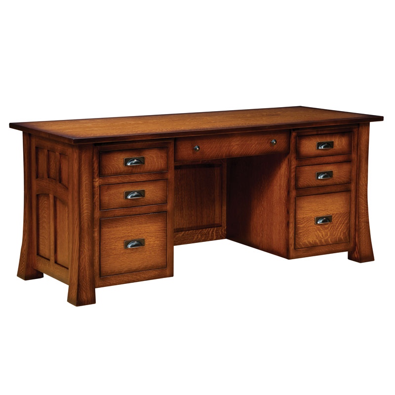 Bridgefort Mission File Desk 72"