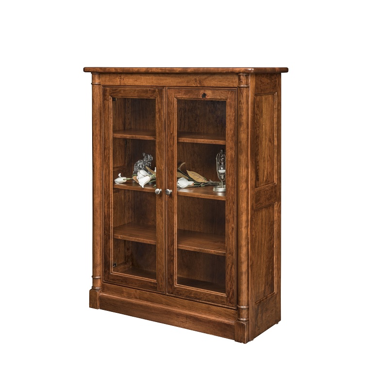 Covington Bookcase w-Full Length Doors