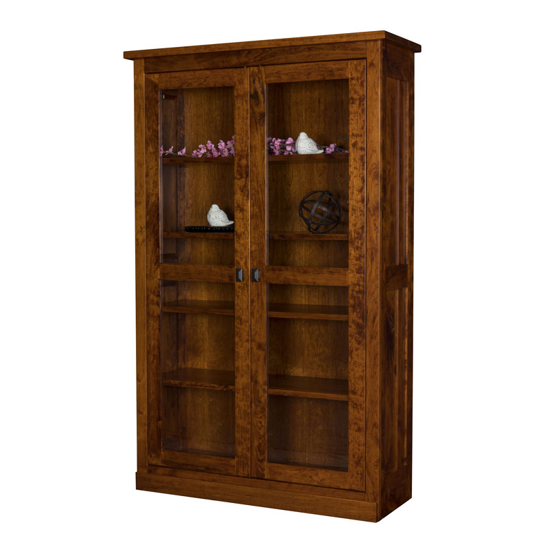 Freemont Bookcase w-Full Length Doors