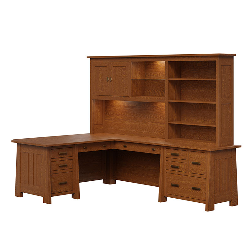 Freemont Mission Corner Desk 72x108
