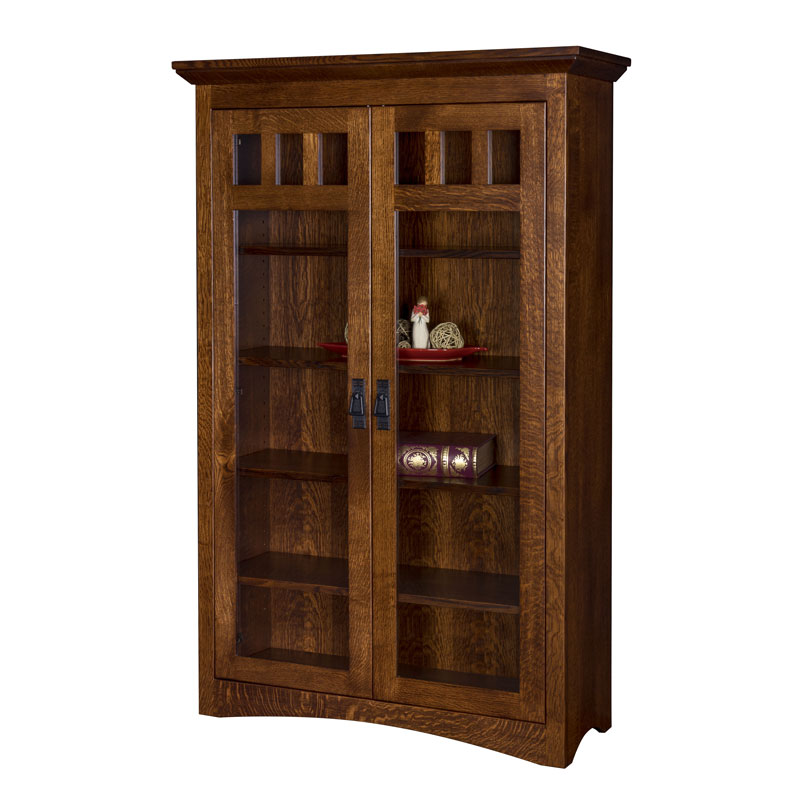 Maysville Bookcase w-Full Length Doors