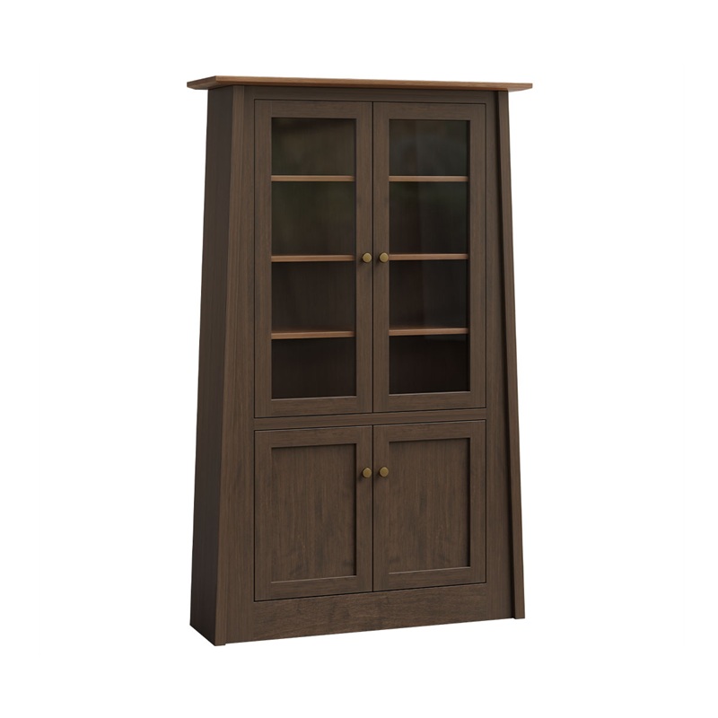 Prism Bookcase w/4 Doors