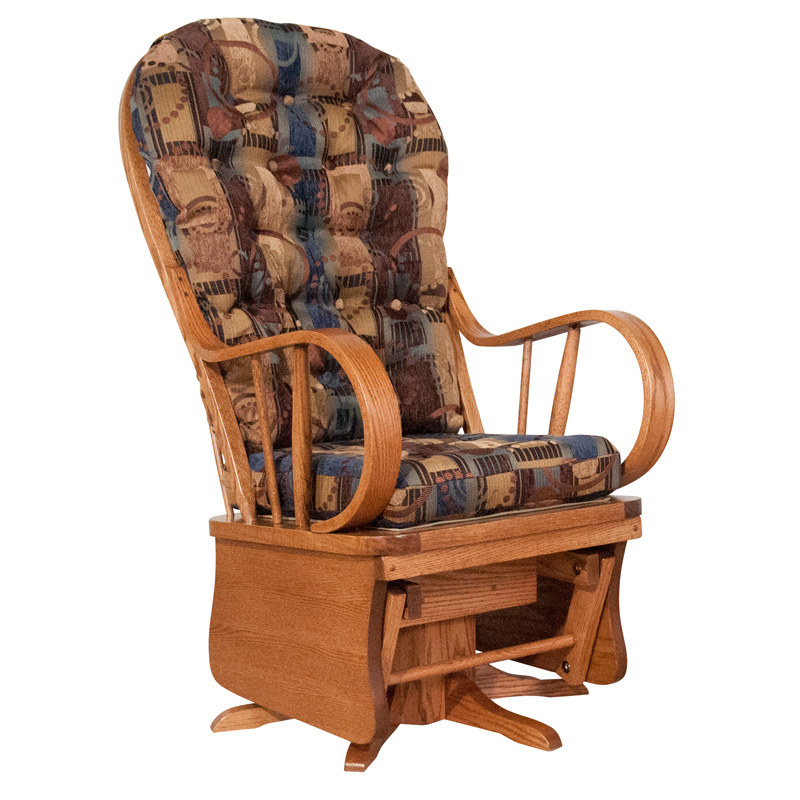Miller Bow Back Round Arm Swivel Glider
