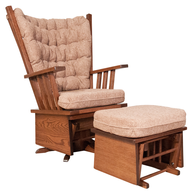 Miller Mission Highback Swivel Glider