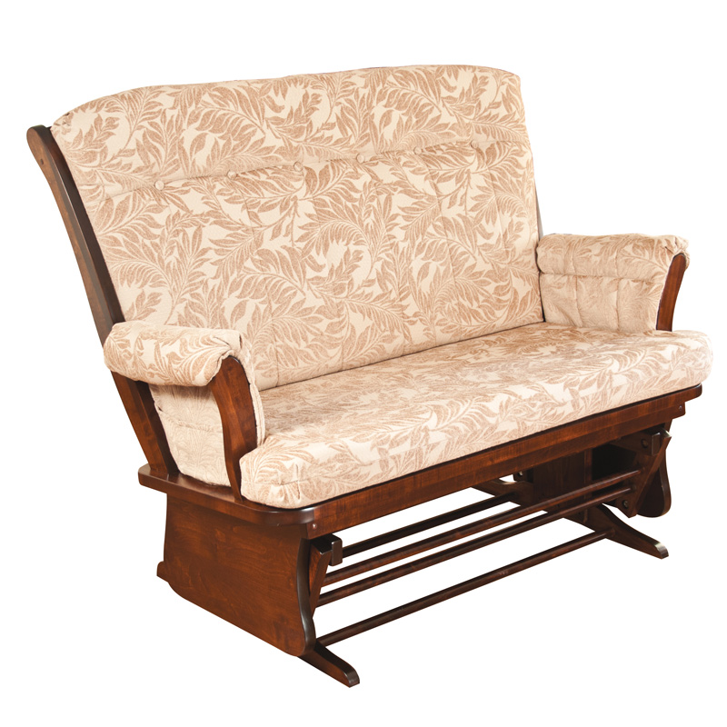 Miller Sleigh Back Loveseat Glider