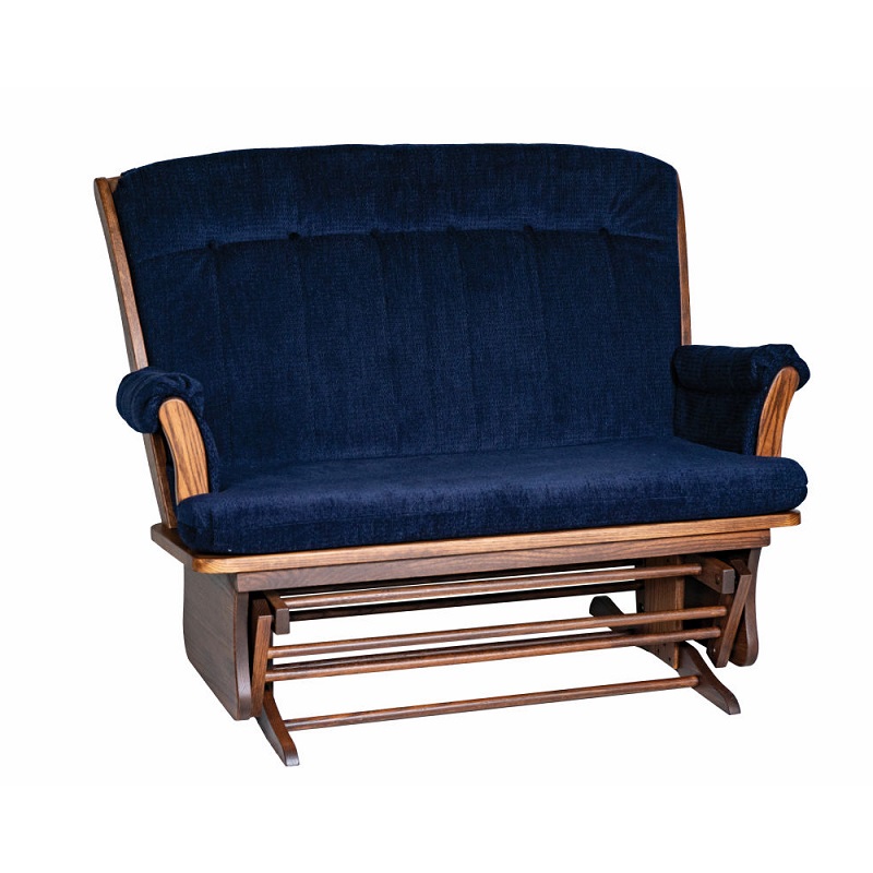 Miller Sleigh Back Loveseat Glider