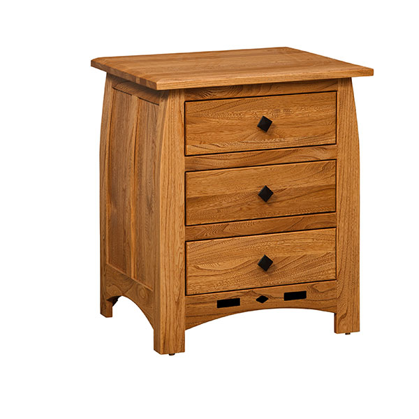 Linbergh 3 Drawer Nightstand