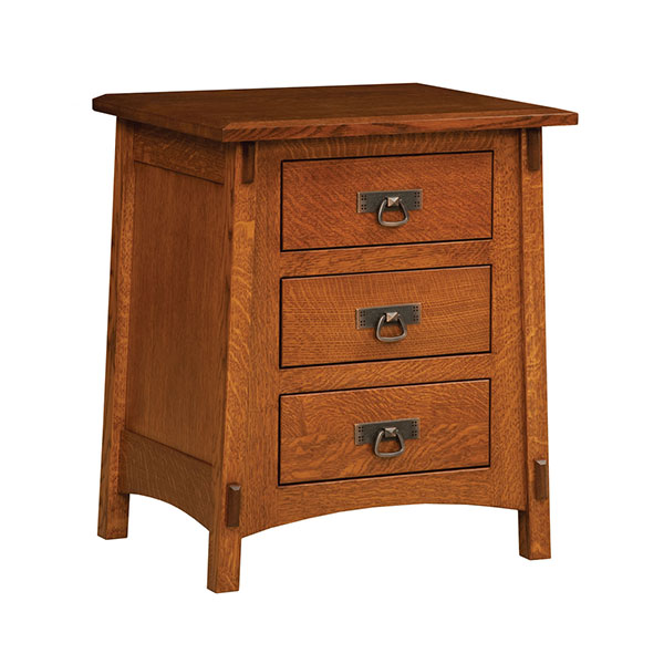 McCoy 3 Drawer Nightstand